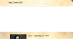 Desktop Screenshot of nataliarosenbaum.com