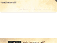 Tablet Screenshot of nataliarosenbaum.com
